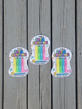 Bath Crayons Washable and Non Toxic 4 count (3 Packs) 12 Total